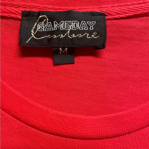 Women’s Gameday Couture Georgia Bulldogs Red Cold Shoulder Dress Size Medium - Picture 5 of 5